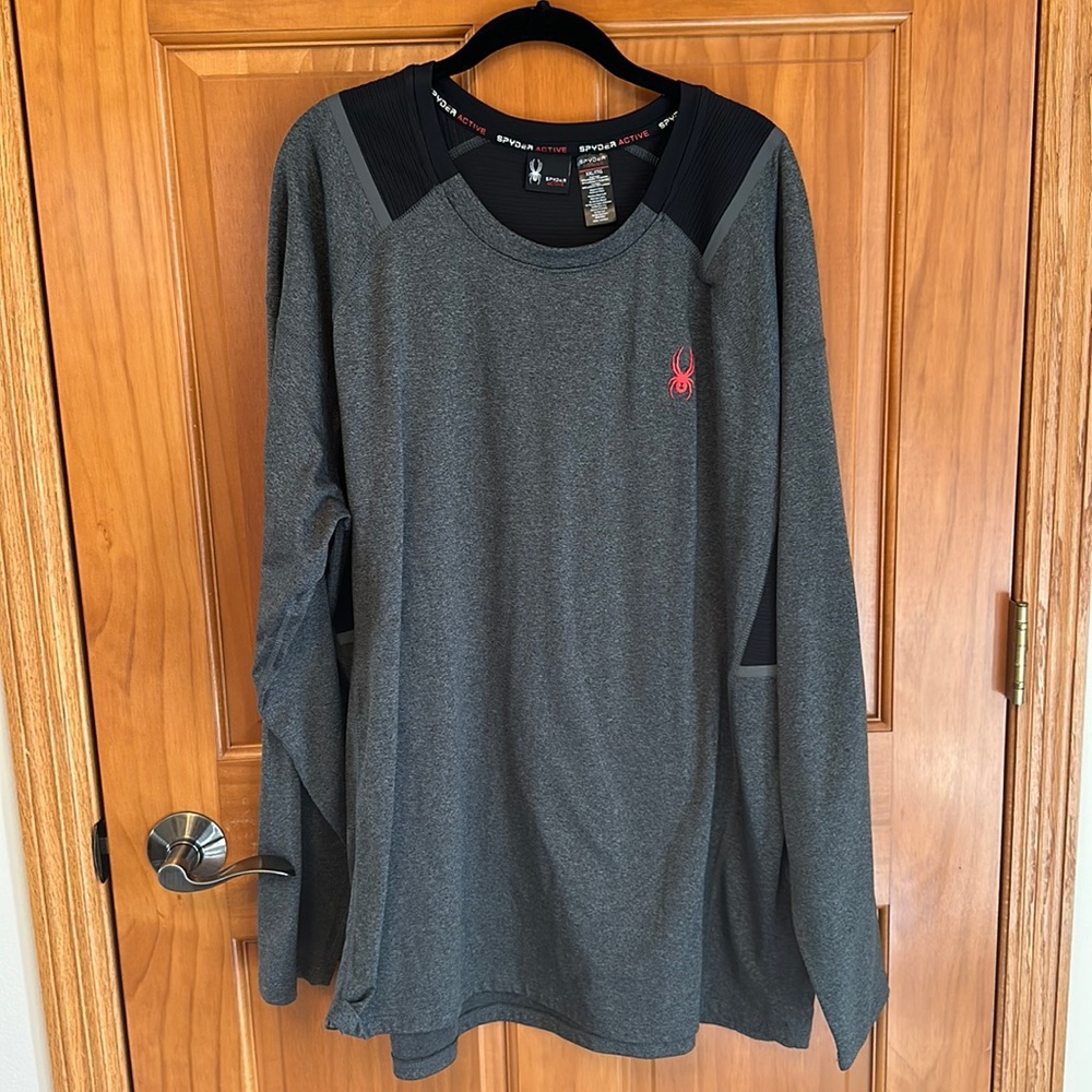 Grey / Black Spyder Shirt